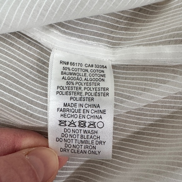 NWOT Current Air Anthropologie Airy Sheer Ruffles Puff Sleeve Blouse medium - Picture 6 of 17